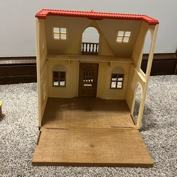 Calico Critter Sylvanian Families Red Roof Cottage Starter Home - Picture 6 of 11